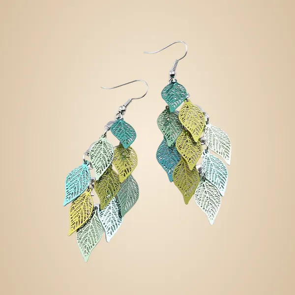 Leaf_Metal_Drop_Earrings