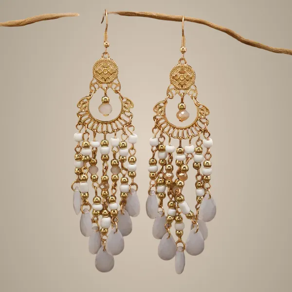 Bohemian_Bead_Tassel_Earring_-_White