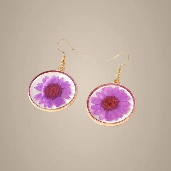 Resin_Drop_Earrings_-_Purple_Daisy