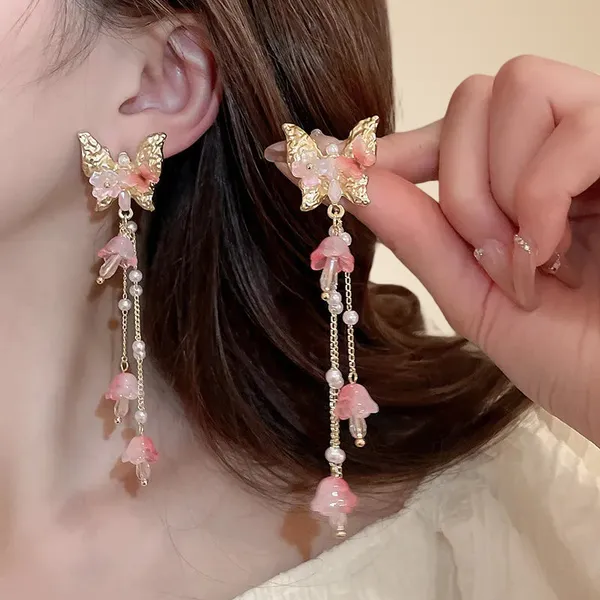 Flower_Butterfly_Drop_Earrings