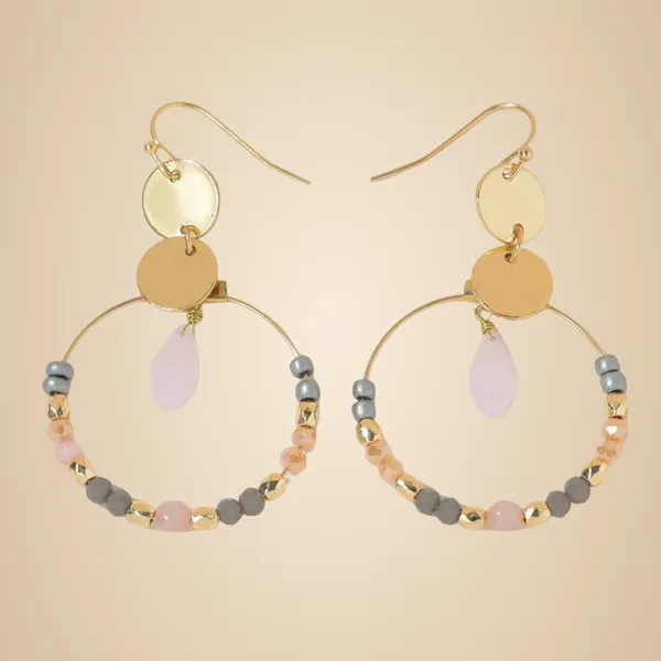 Round_Drop_Earring_-_Pink