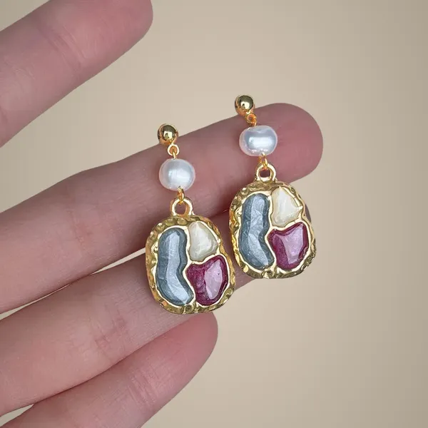 Geometric_Oil_Painting_Earring