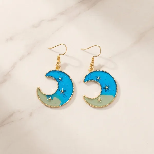 Gradient_Moon_Earring