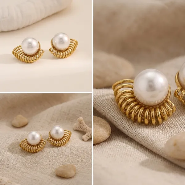 Baroque_Pearl_Gold_Plated_Stud