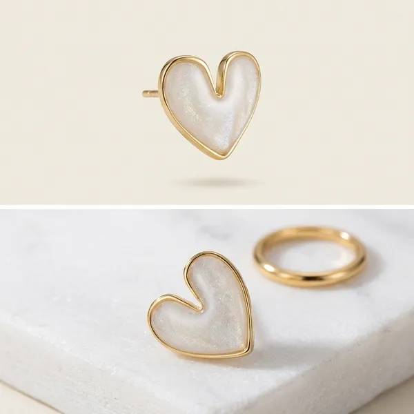 White_Love_Heart_Stud