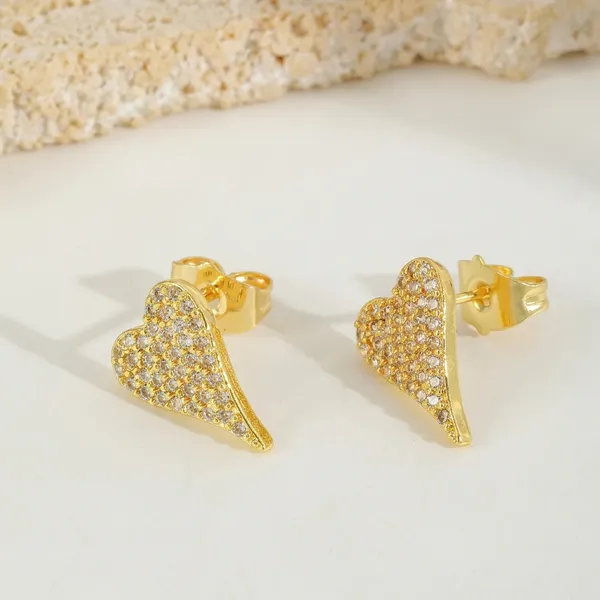 Golden_Spark_Heart_Stud_Earrings_-_Gold_Plated