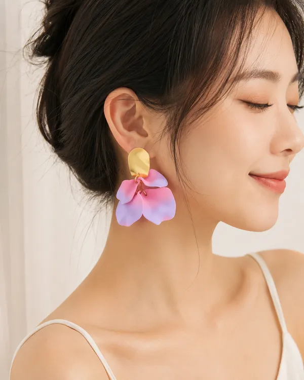 Petal_Earrings_-_Purple_Pink