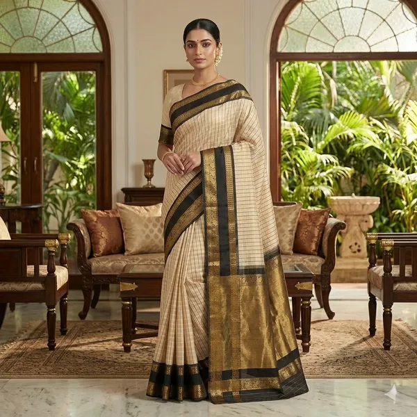 Off_White_Silk_Saree_For_Women