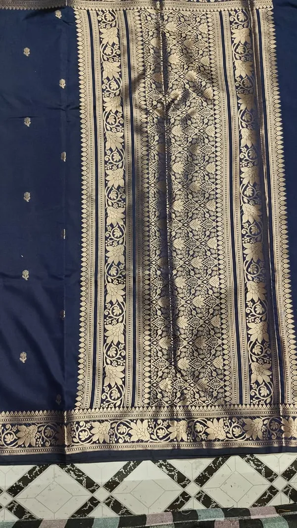 Navy_Blue_Silk_Saree_For_Women