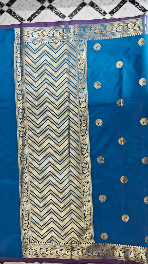 Blue_Silk_Saree_For_Women