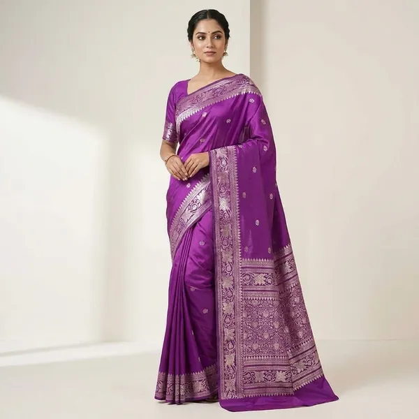Purple_Silk_Saree_For_Women