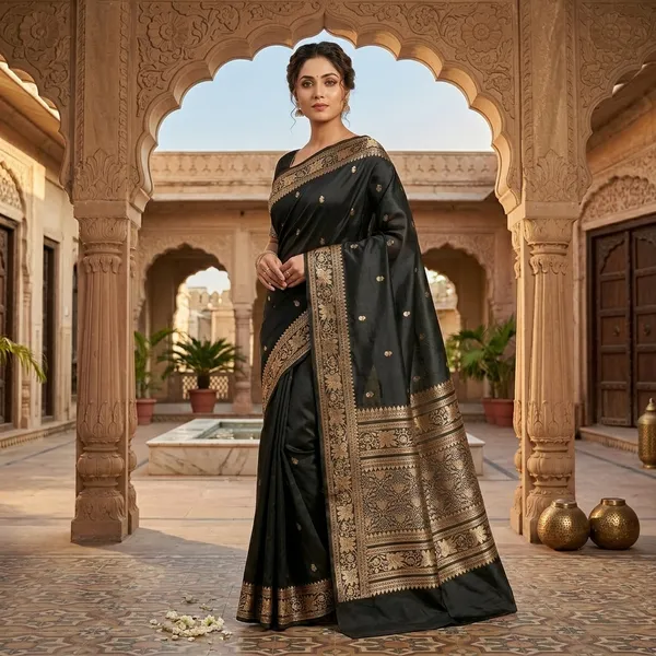 Black_Silk_Saree_For_Women