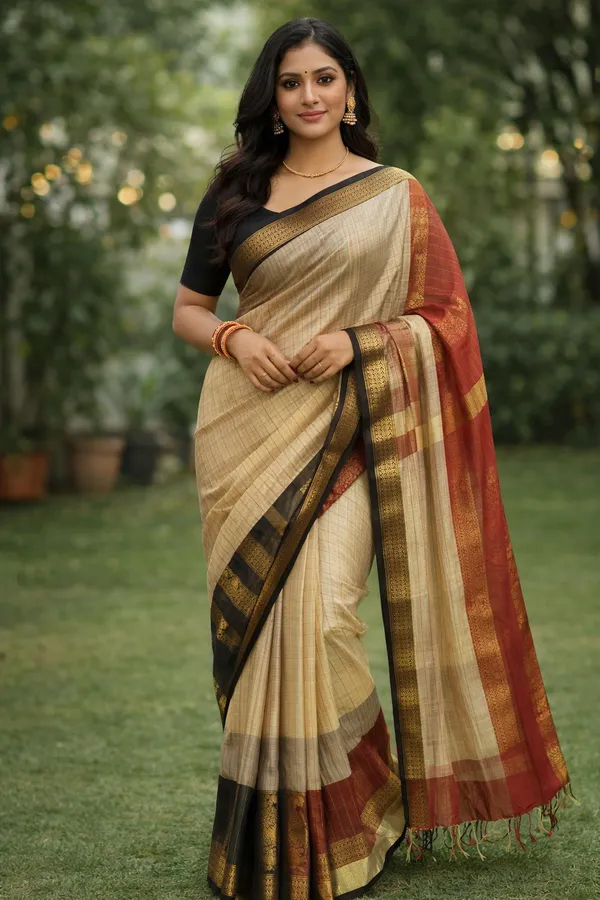 Off_White_Silk_Saree_For_Women