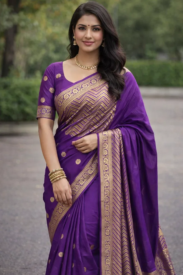 Purple_Silk_Saree_For_Women