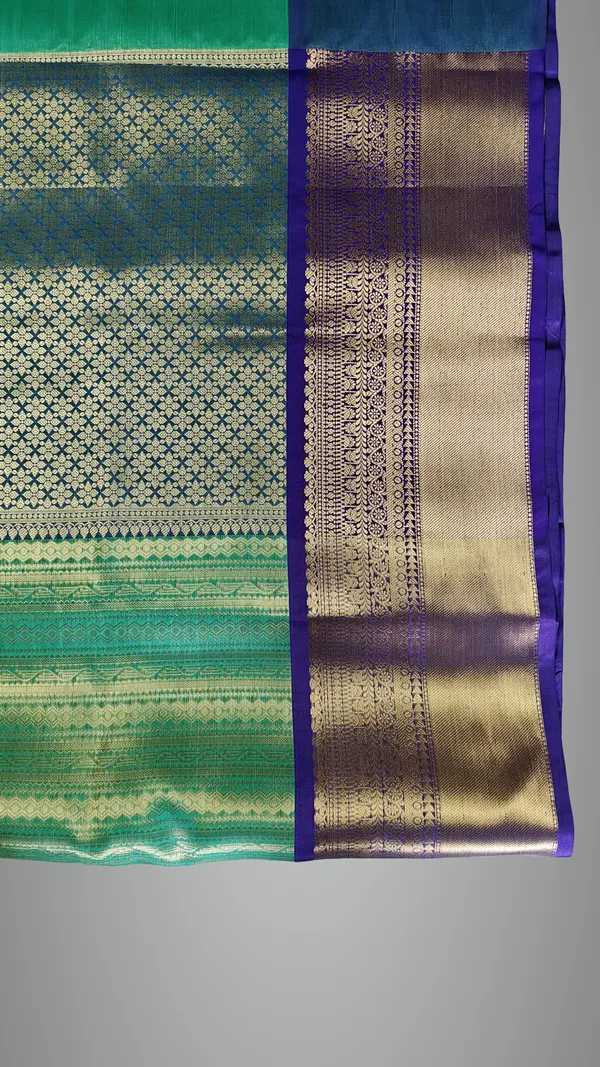 Peacock_Blue_Silk_Saree_For_Women