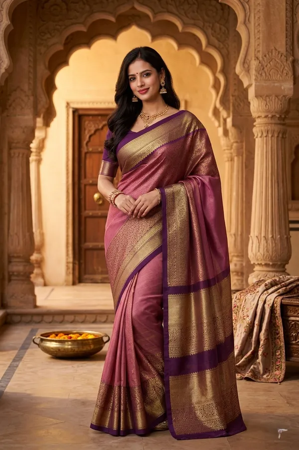 Pink_Silk_Saree_For_Women