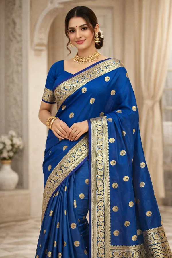 Blue_Silk_Saree_For_Women