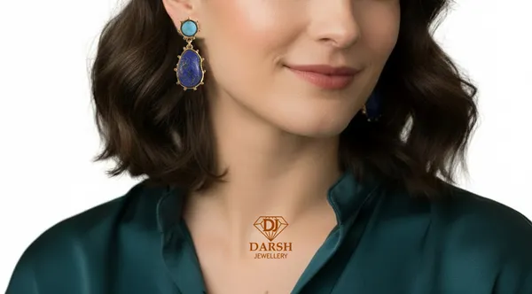 925_Silver_Lapis_Lazuli_Designer_Earrings_With_0.5_Micron_Gold_Plating_Gift_For_Women_Gift
