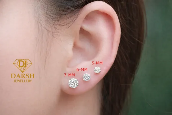 925_Silver_Stud_Earrings_With_White_Zircon_Stones