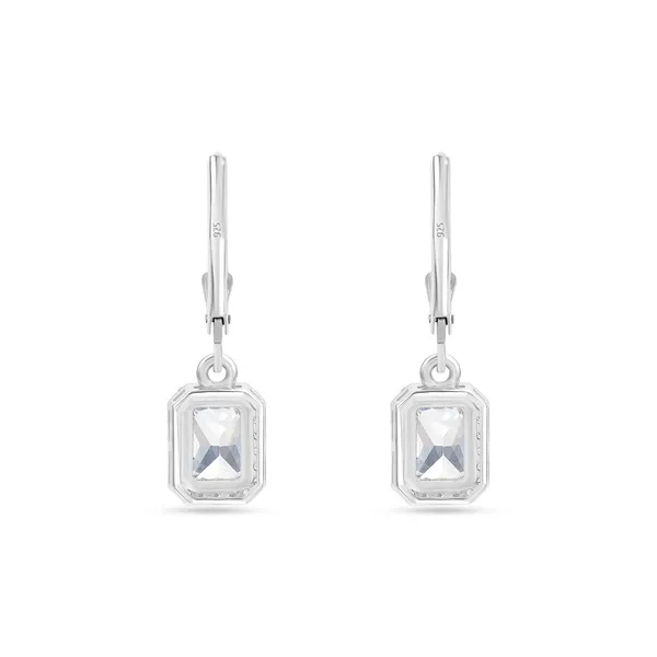 925_Silver_White_Cz_Solitaire_Drop_Earrings_With_Rhodium_Plating__Beautiful_Party_Wear_Drop_Earrings