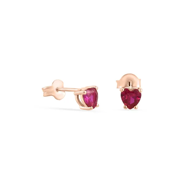 925_Silver_Red_Ruby_CZ_Heart_Earrings_for_Women__Girls_with_Single_Stone_Solitaire_earrings__|_Traditional_Look_|_Daily_Wear_Jewellery_|_Gift_for_Her|__0.5_Micron_Rose_Gold_plated