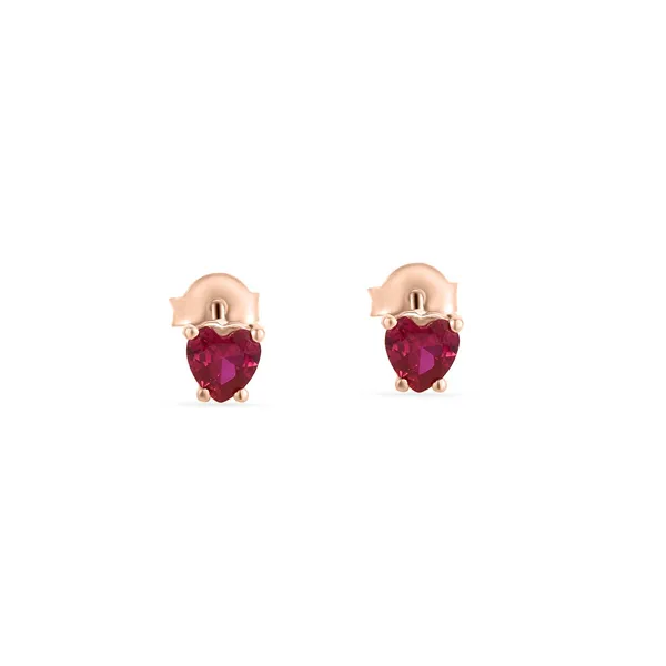 925_Silver_Red_Ruby_CZ_Heart_Earrings_for_Women__Girls_with_Single_Stone_Solitaire_earrings__|_Traditional_Look_|_Daily_Wear_Jewellery_|_Gift_for_Her|__0.5_Micron_Rose_Gold_plated