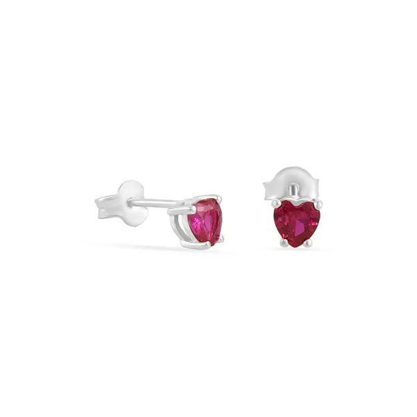 925_Silver_Red_Ruby_CZ_Heart_Earrings_For_Women_Girls_With_Single_Stone_Solitaire_Earrings__Traditional_Look__Daily_Wear_Jewellery__Gift_For_Women_0.5_Micron_Gold_Plated