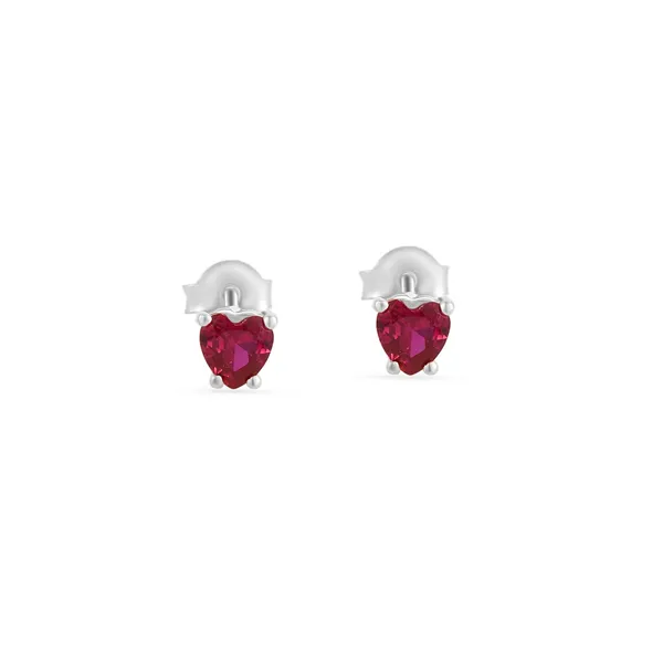 925_Silver_Red_Ruby_CZ_Heart_Earrings_For_Women_Girls_With_Single_Stone_Solitaire_Earrings__Traditional_Look__Daily_Wear_Jewellery__Gift_For_Women_0.5_Micron_Gold_Plated
