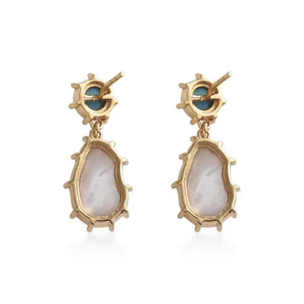 925_Silver_Motwomen_Of_Pearl_Designer_Earrings_With_Gold_Plating_Gift_For_Women