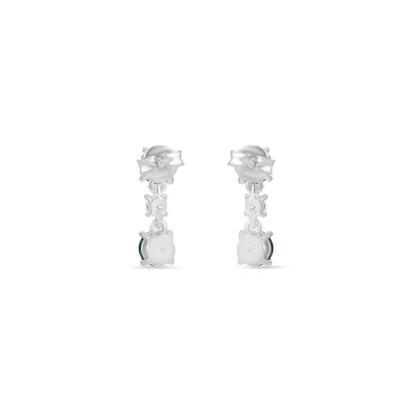 925_Sterling_Silver_Green_Emerald_Cz_Dangle_Earrings_Elegant_Rhodium_Plated_Jewelry_Wedding_And_Valentines_Gift