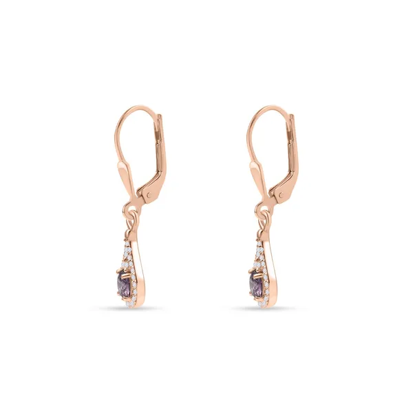 925_Sterling_Silver_Blue_Sapphire_Cz_Drop_Earrings_Elegant_Green_Blue_Cz_Dangle_Earrings_Rose_Gold_Plated_Designer_Jewelry_Wedding,_Valentines_And_Birthday_Gift