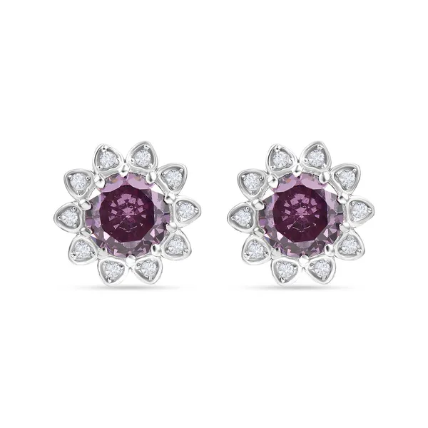 925_Sterling_Silver_Blue_Sapphire_Cz_Halo_And_Drop_Earrings_Elegant_Rhodium_Plated_Designer_Jewelry_Wedding,_Anniversary,_Valentines_And_Birthday_Gift