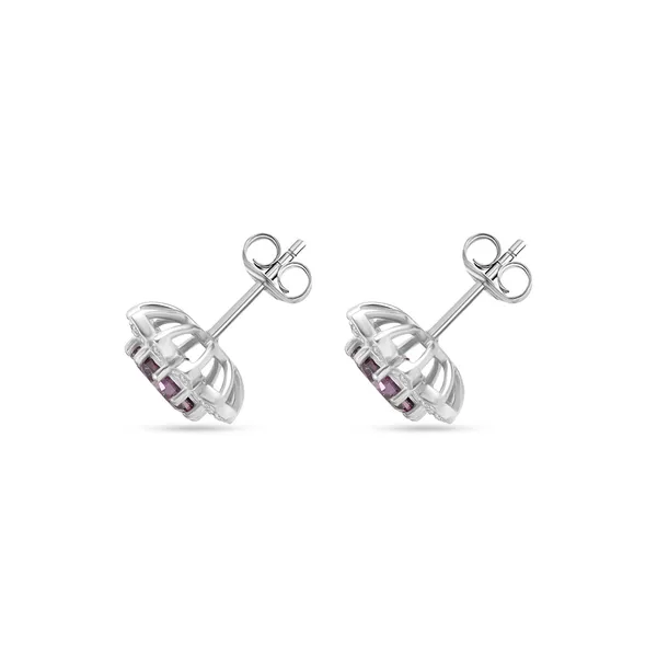 925_Sterling_Silver_Blue_Sapphire_Cz_Halo_And_Drop_Earrings_Elegant_Rhodium_Plated_Designer_Jewelry_Wedding,_Anniversary,_Valentines_And_Birthday_Gift