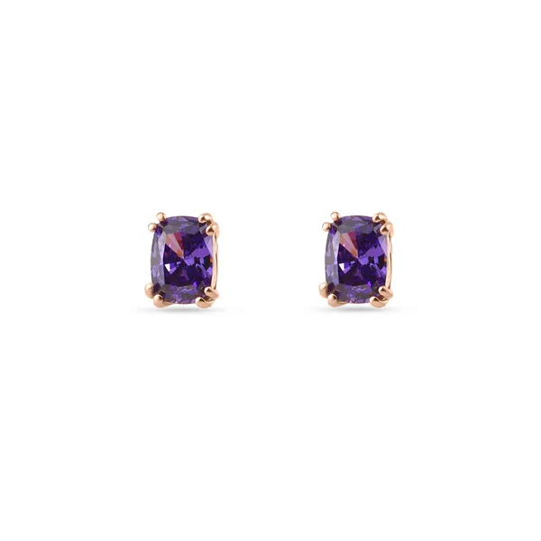 925_Silver_Blue_Sapphire_Cz_Solitaire_Stud_Earrings__0.5_Micron_Rose_Gold_Plated__Bis_Hallmarked__Elegant_Gifts_For_Women_And_Girls