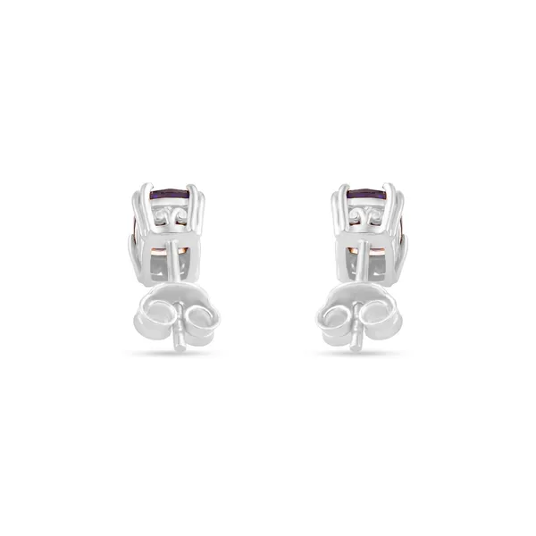 925_Silver_Blue_Sapphire_Cz_Solitaire_Stud_Earrings__Rhodium_Plated__Bis_Hallmarked__Elegant_Gifts_For_Women_And_Girls