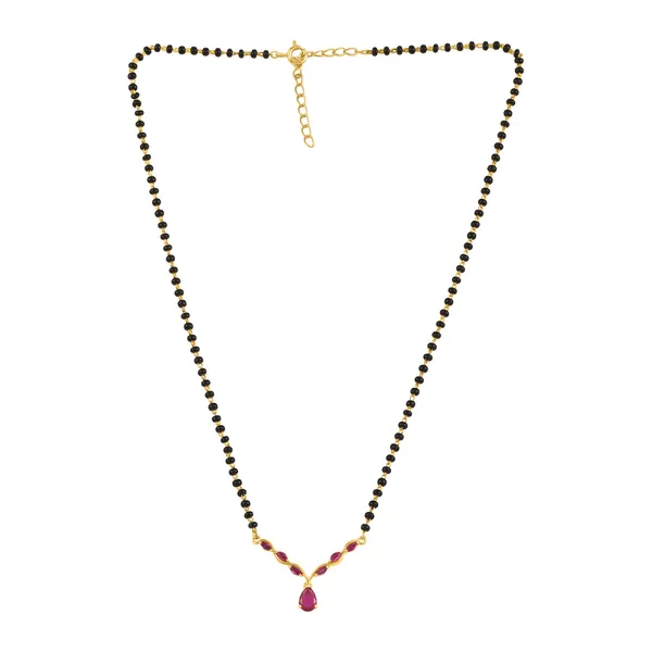 925_Silver_Red_Ruby_Cz_Mangalsutra_With_Black_Beads_Goldgold_Plated_Birthday_Wedding_And_Valentines_Gift