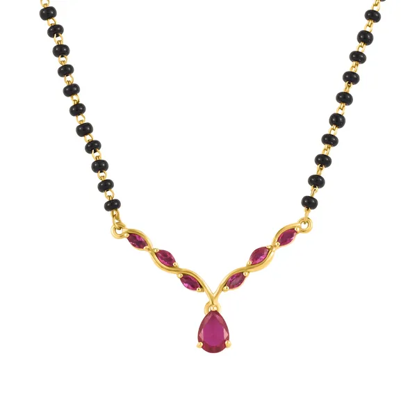 925_Silver_Red_Ruby_Cz_Mangalsutra_With_Black_Beads_Goldgold_Plated_Birthday_Wedding_And_Valentines_Gift