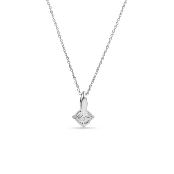 925_Sterling_Silver_White_Cz_Solitaire_Pendant_Necklace_For_Women__Rhodium_Plated__Elegant_Necklace__Elegant_Jewellery_Gift