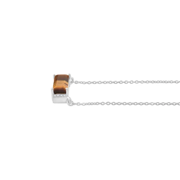 925_Silver_Tiger_Eye_Solitaire_Necklace_For_Women,_Rhodium_Plated__Lapiz_Lazuli,_Malachite_Solitair_Necklace