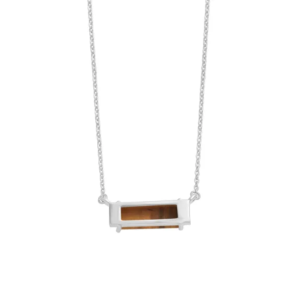 925_Silver_Tiger_Eye_Solitaire_Necklace_For_Women,_Rhodium_Plated__Lapiz_Lazuli,_Malachite_Solitair_Necklace