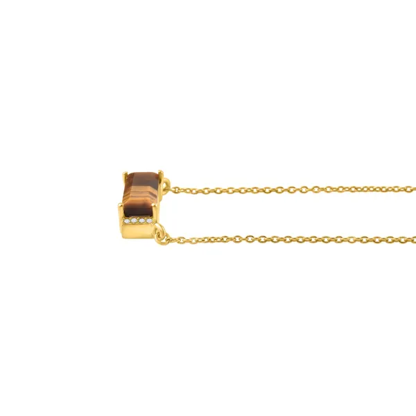 925_Silver_Lapis_Lazuli_Solitaire_Necklace_for_Women,_Yellow_gold_plated_|Solitaire_Necklace