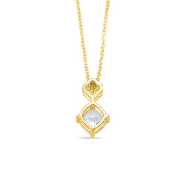 925_Sterling_Silver_White_Cubic_Zirconia_Solitaire_Necklace_for_Women,_925_Silver_Pendant_Gold_plated_,_Minimalist_Luxury_Jewelry