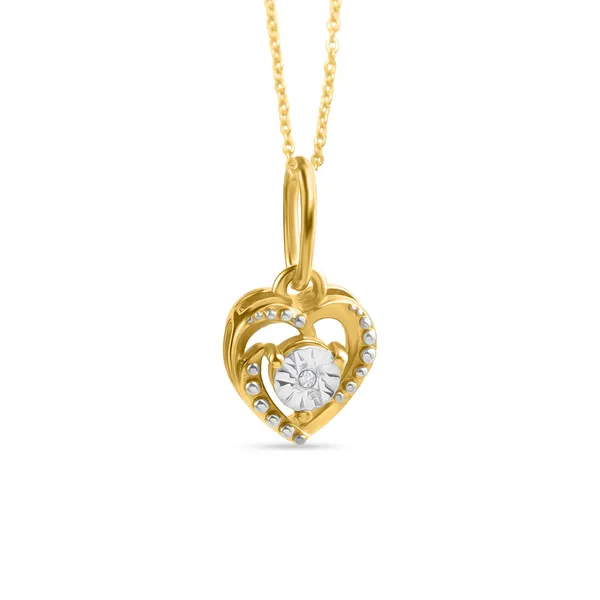 925_Silver_Heart_Pendant_Necklace__Goldgold_Plated_Miracle_Plate_Center
