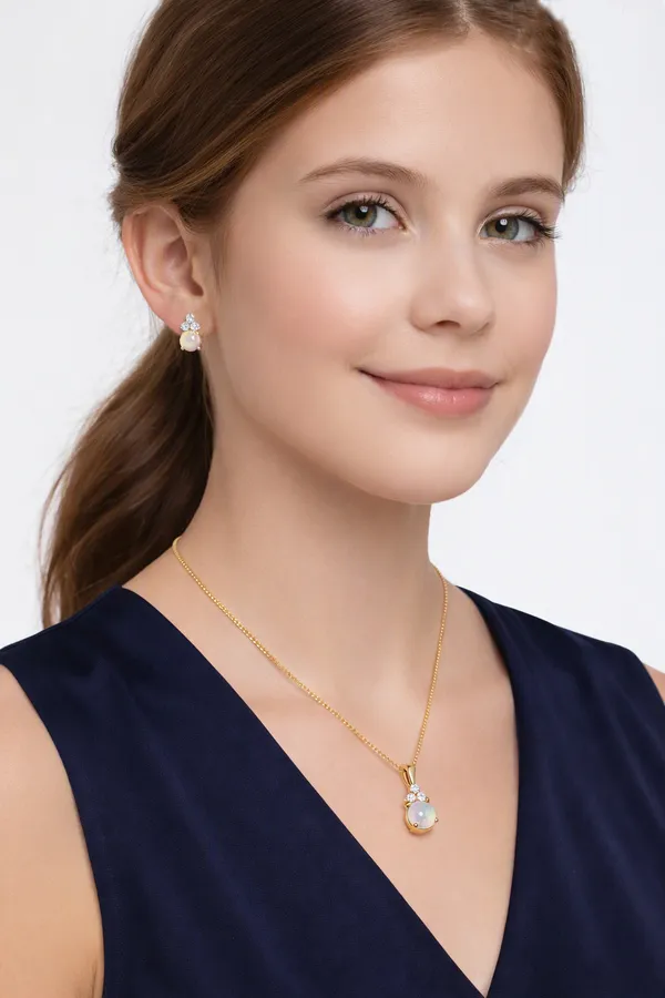 Darsh_Jewellery_925_Sterling_Silver_Gold_Plated_Round_Stone_Earrings_and_Pendant_Set_for_Women