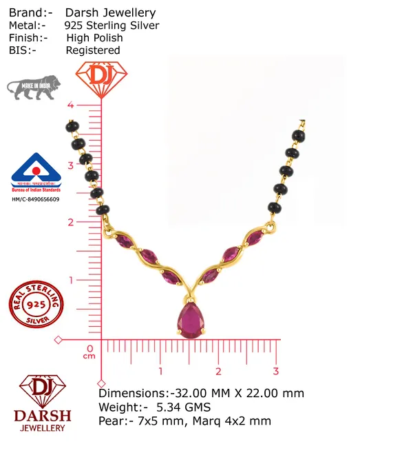 925_Silver_Red_Ruby_Cz_Mangalsutra_With_Black_Beads_Rhodium_Plated_Birthday_Wedding_And_Valentines_Gift