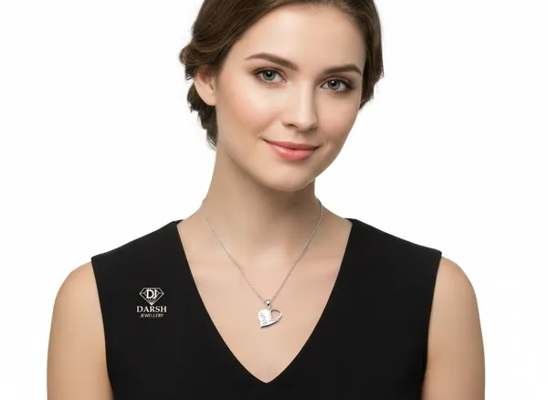 925_Silver_Heart_Pendant_With_Red_Love_Engraving