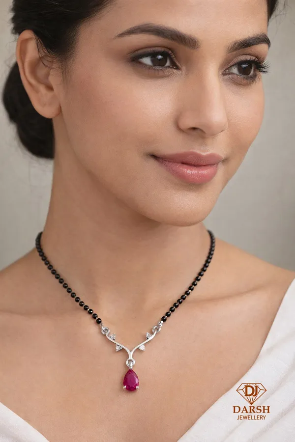 925_Silver_Red_Ruby_Cz_Mangalsutra_Necklace_With_Black_Beads_Rhodium_Plated_Birthday_Wedding_And_Valentines_Gift