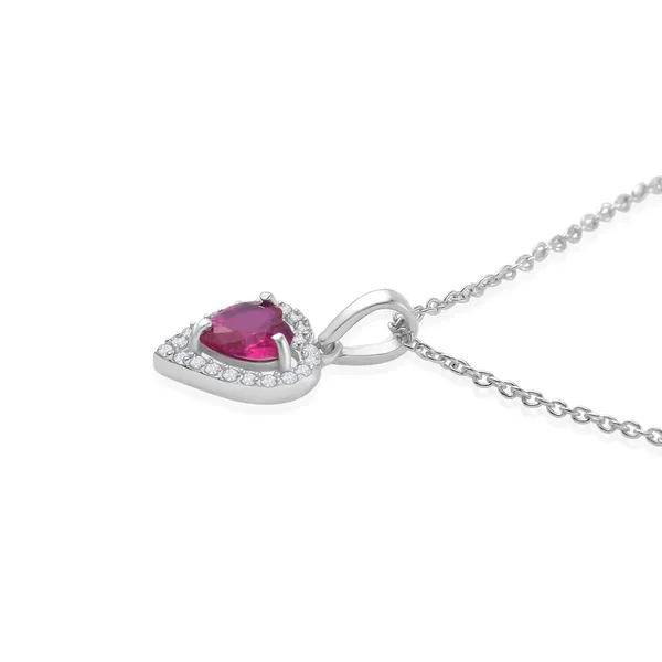 925_Silver_Heart_Pendant_Necklace_With_Ruby_Red_Gemstone_And_Halo_Design