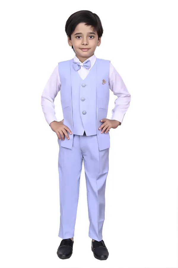 VALUE_CREATION_Boys_Self_Design_V-Neck_4_Piece_Cotton_Suit