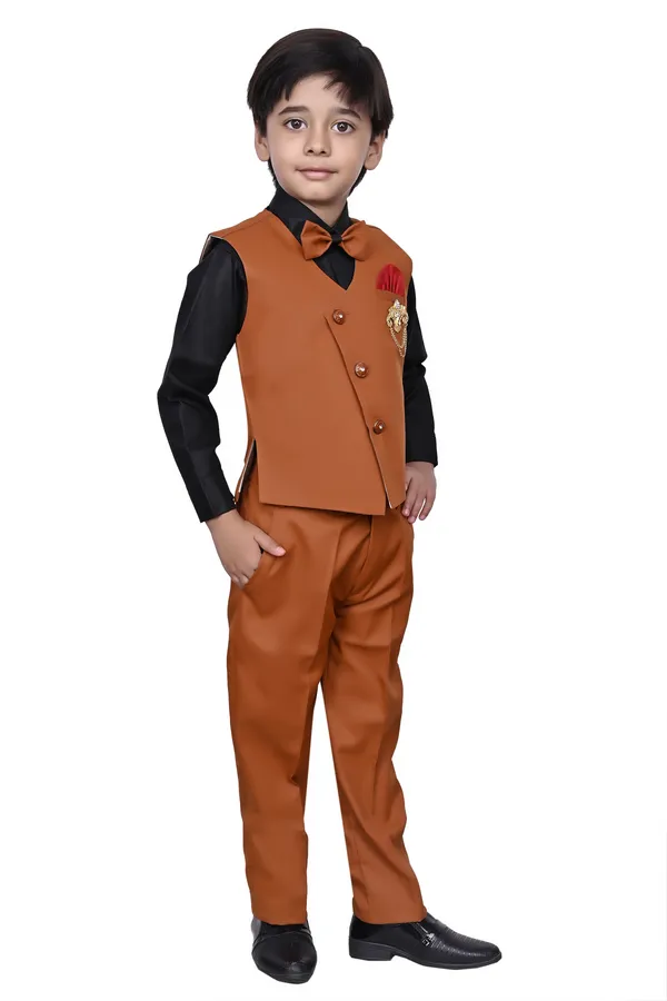 VALUE_CREATION_Boys_3-Pc_Ethnic_Double_Breasted_Suit